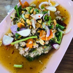 ยำวุ้นเส้นหมูสับ