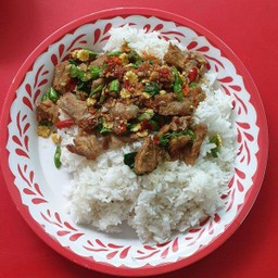 กระเพรากากหมู