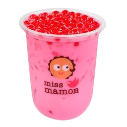 นมแดงเย็นเยลลี่แดง