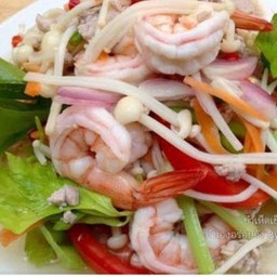 ยำเห็ด 3 อย่าง