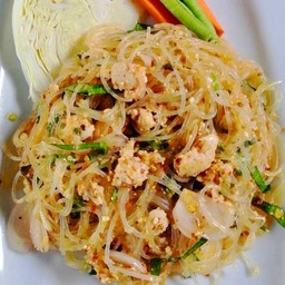 ลาบวุ้นเส้นไก่