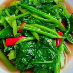 ข้าวคะน้าน้ำมันหอย