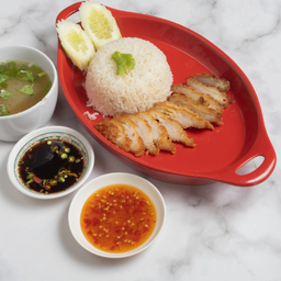 ข้าวหมูกรอบ