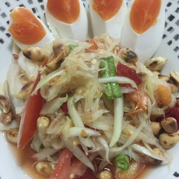 ตำไทยไข่เค็ม