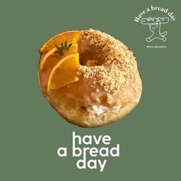 Lemon crumble doughnut