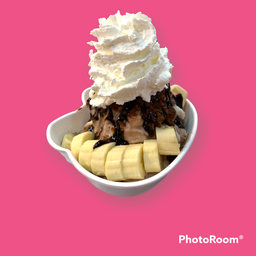 ปังเย็น-ภูเขาไฟวิปครีมกล้วย