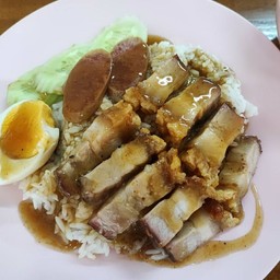 ข้าวหมูกรอบ