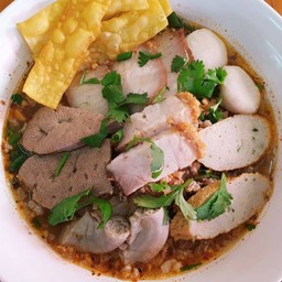 บะหมี่ต้มยำ(เส้นเล็กหรือเส้นหมี่หรือ เกาเหลาต้มยำ)