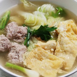 ต้มจืดไข่น้ำหมูสับ