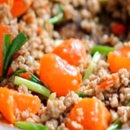 ไข่เค็มผัดหมูสับ (ราดข้าว)