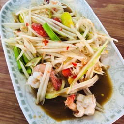 ตำกุ้งสุก