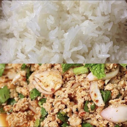 ลาบไก่ข้าวเหนียว
