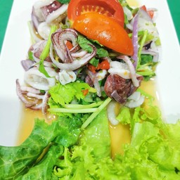ยำหมึกไข่