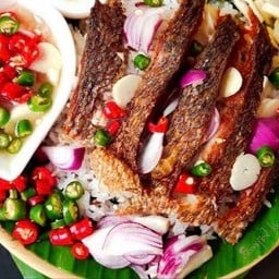 ปลานิลแกะ+น้ำปลาพริก