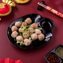 Dลูกชิ้นเอ็นเนื้อลวกจิ้ม