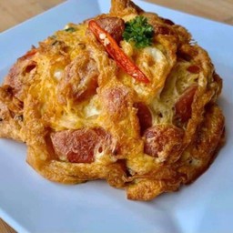 ไข่เจียวไก่เชียงเป็นกับ