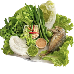 เมี่ยงปลาทูชุดตัวกลางM ปลาทู 1 ตัว