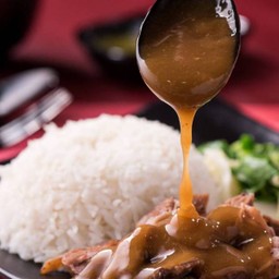 Dข้าวหน้าหมูตุ๋น