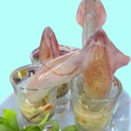 หมึกช๊อต หมึกซาชิมิ@ชะอำ