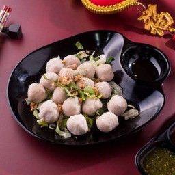 Dลูกชิ้นหมูลวกจิ้ม