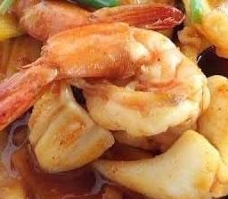 พริกเผากุ้งราดข้าว