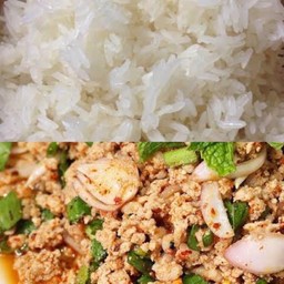 ลาบหมูข้าวเหนียว