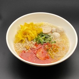 ก๋วยเตี๋ยวหมูต้มยำซอสแดง(โฟ)