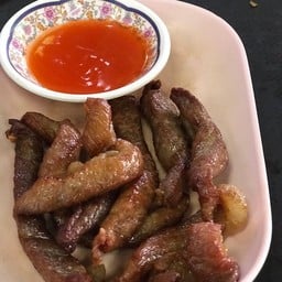 หมูทอดแดดเดียว