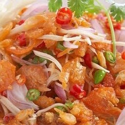 ยำกุ้งแห้ง