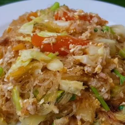 วุ้นเส้นผัดไข่