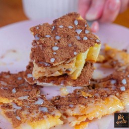 โรตีโอวัลติน+ราดนม