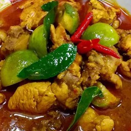 (กับข้าว)แกงคั่วพริกไก่