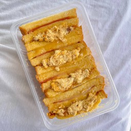 Easy box ข้าวกะเพรา/ข้าวไข่เจียว/หมูกระเทียม