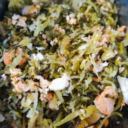 ผักกาดดองผัดไข่