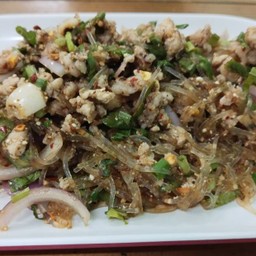 ลาบวุ้นเส้นหมูสับ
