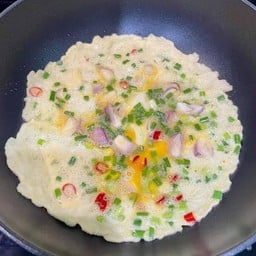 ข้าวไข่เจียวใส่พริก