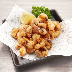 หนวดหมึกชุบแป้งทอด