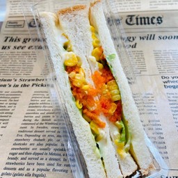 แซนวิชข้าวโพดไข่กุ้ง