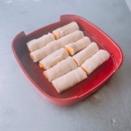 ปลาม้วนไส้ไข่เค็ม