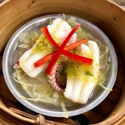 ปลาหมึกนึ่งมะนาว