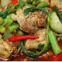 แกงป่าสะโพกไก่
