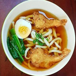 โชยุอุด้งกุ้งทอด