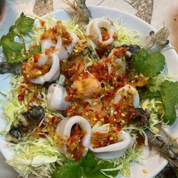 กุ้งหมึกแช่นำ้ปลา