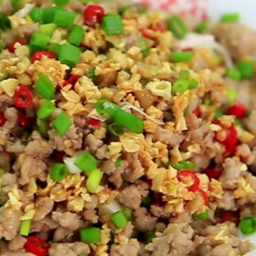 หมูสับคั่วพริกเกลือ