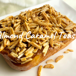 Crunchy Almond Caramel Toast