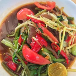 ตำซั่วผัก