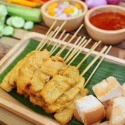 สมพรหมูสะเต๊ะ หน้าตลาดบางแค
