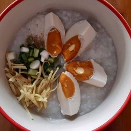 โจ๊กเปล่า+ไข่เค็ม