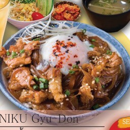 ข้าวหน้าเนื้อออสเตรเลียผัดซอสยากินิกุ