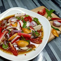 ยำไส้กรอกรวม